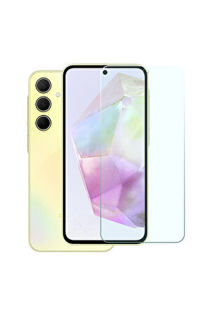 Samsung A35 Ekran Koruyucu Uyumlu Tam Uyumlu Temperli Cam Ekran Koruyucu Kırılmaz Cam