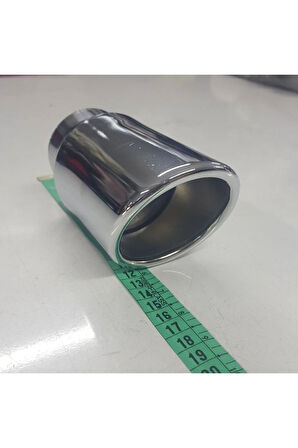 60 Mm. Egzoz Nikelajı Çıkışı 75 Mm. Önü Kesik Sessiz