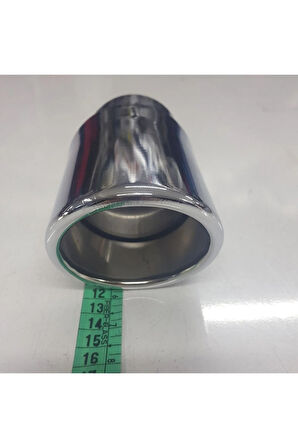 60 Mm. Egzoz Nikelajı Çıkışı 75 Mm. Önü Kesik Sessiz