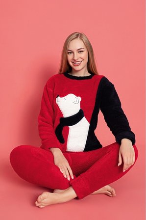 Kadın Polar Pijama Takımı