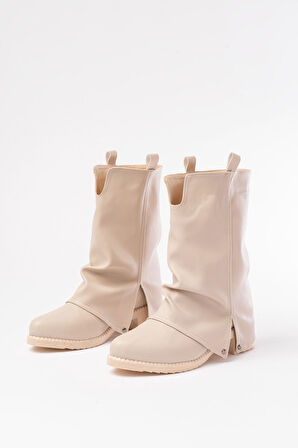 ASFSTORE 270-3045 Bej Günlük Kadın Bot