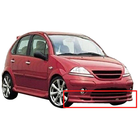 C3 ESKİ KASA ÖN TAMPON EKİ (( BOYASIZ ))