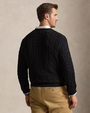 Polo Ralph Lauren Saç Örgü Dokulu Erkek Kazak