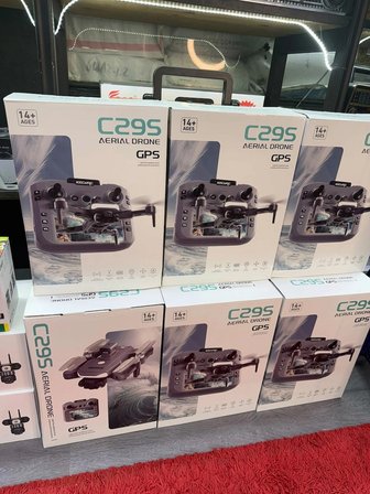 C29S Dron Ekranlı Kumanda-GPS-Engel Sensörü-Uzun Menzil-Çift Batarya