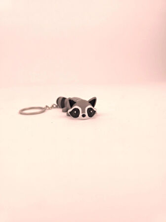 ASH MİNİKO HAREKETLİ RAKUN ANAHTARLIK