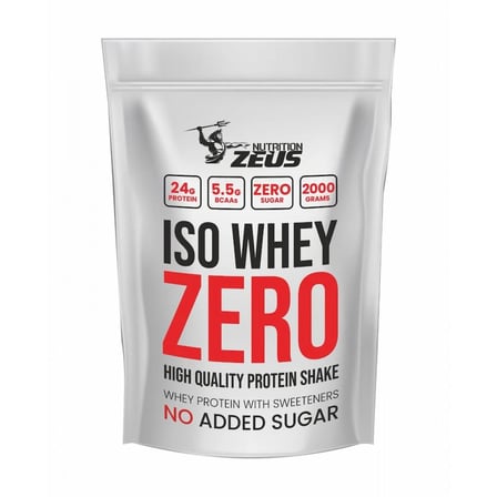 Zeus Nutrıtıon Iso Whey Zero Protein Tozu 2000Gr-Hindistan Aroma+Shaker 