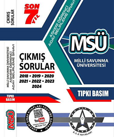 MSÜ Geçmiş Yıllarda Çıkmış Sorular