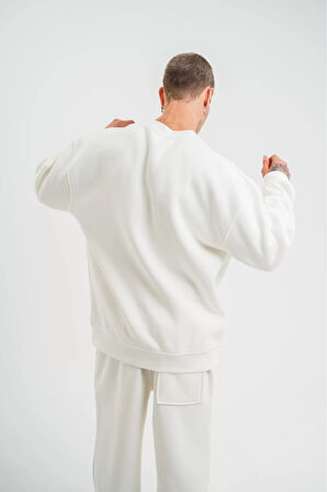 Uzun Kol Bisiklet Yaka Basic SweatShirt