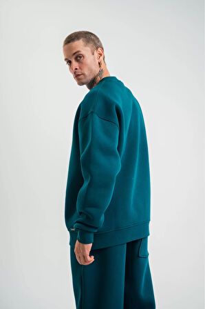 Uzun Kol Bisiklet Yaka Basic SweatShirt