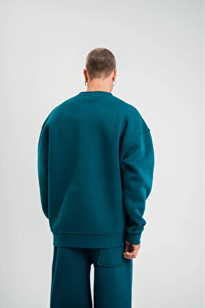Uzun Kol Bisiklet Yaka Basic SweatShirt