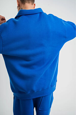  Oversize Polo Yaka SweatShirt
