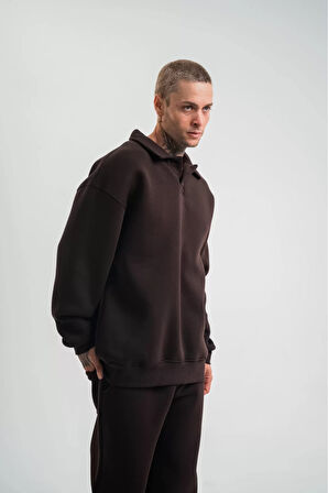  Oversize Polo Yaka SweatShirt