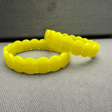 Yetişkin Sıkma Kehribar Limon Sarısı Unisex Yetişkin Kehribar Bileklik