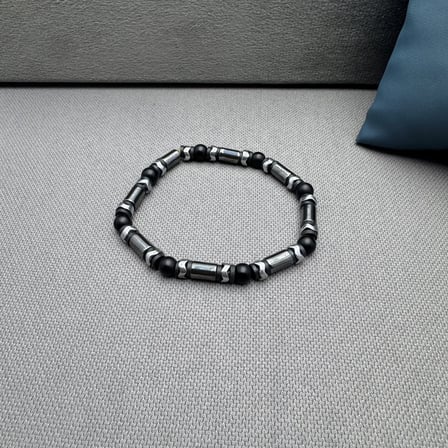 Özel Dizayn Doğal Hematit Taşı Bileklik