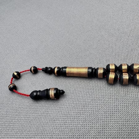 Kuka Pirinç Sarma İşlemeli Küre Kesim Kuka Tespih