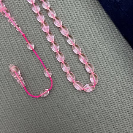 Usta İşçilikli Pembe Özel Hamur Sistem Dizayn Bürokrat Bilek Boy Beyzi Kesim Alman Bakalit Tespih