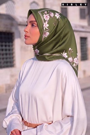 İpek Saten Eşarp-ASM2036
