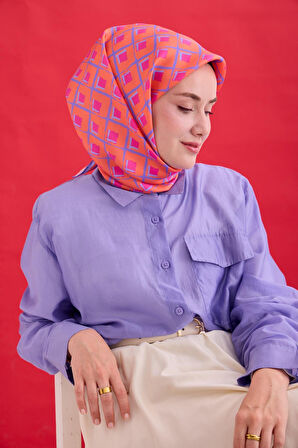 Twill İpek Eşarp 11474