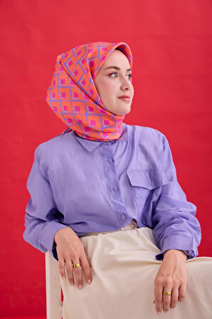 Twill İpek Eşarp 11474