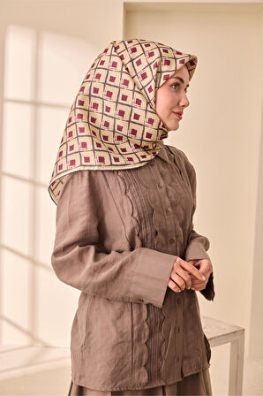 Twill İpek Eşarp 11474