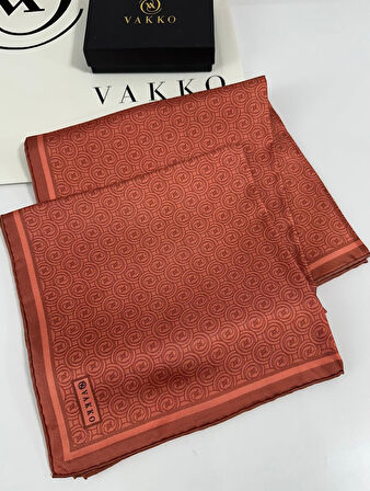 Vakko 90x90 Twill İpek Eşarp - 05470