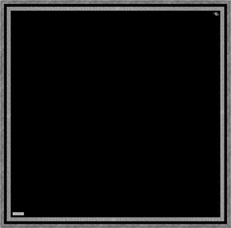 Klasik Desenli Saf İpek Sura Eşarp 9357D