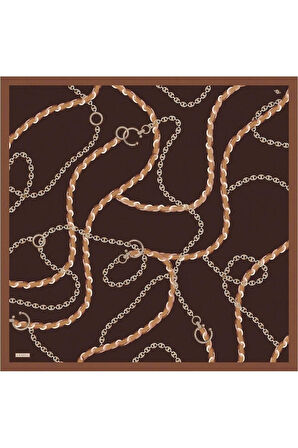 Desenli Ipek Sura Eşarp 9346- 35