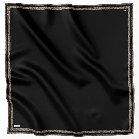 Klasik Desenli Saf İpek Sura Eşarp 9357D