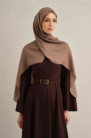 Logo Bordürlü Pamuk İpek Şal 1