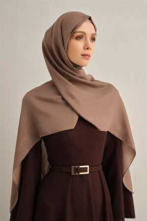 Logo Bordürlü Pamuk İpek Şal 1