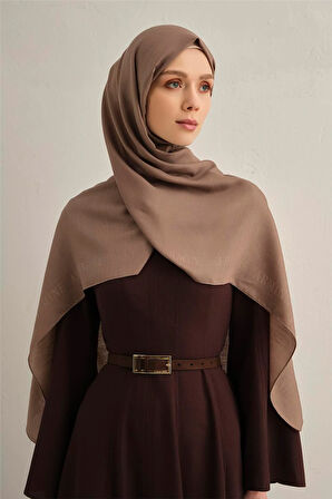 Logo Bordürlü Pamuk İpek Şal 1