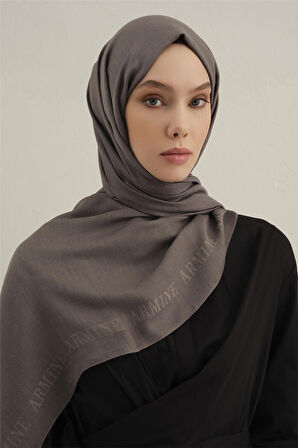 Logo Bordürlü Pamuk İpek Şal 1