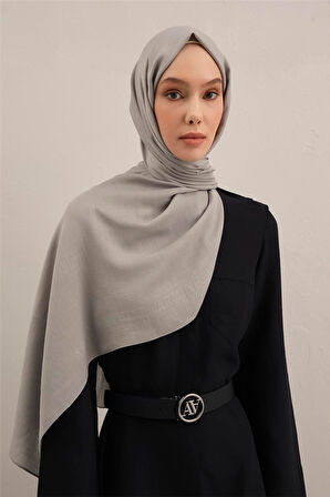 Logo Bordürlü Pamuk İpek Şal 1