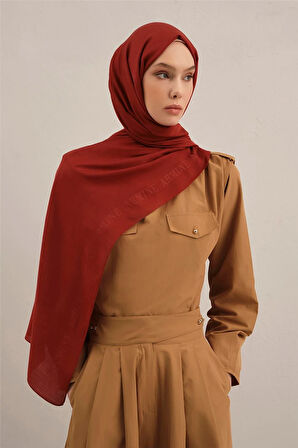 Logo Bordürlü Pamuk İpek Şal 1