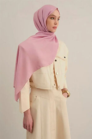 Logo Bordürlü Pamuk İpek Şal 1