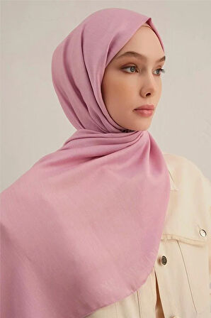 Logo Bordürlü Pamuk İpek Şal 1