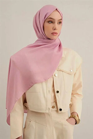 Logo Bordürlü Pamuk İpek Şal 1