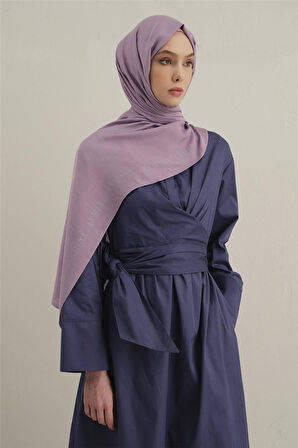 Logo Bordürlü Pamuk İpek Şal 1