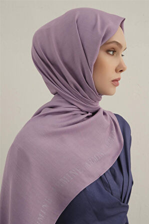 Logo Bordürlü Pamuk İpek Şal 1