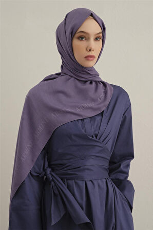 Logo Bordürlü Pamuk İpek Şal 1