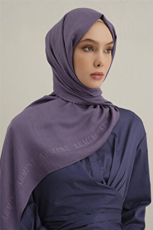 Logo Bordürlü Pamuk İpek Şal 1