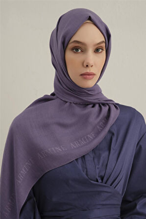 Logo Bordürlü Pamuk İpek Şal 1