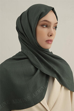 Logo Bordürlü Pamuk İpek Şal 1