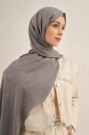Lyocell Viscon Stripes Desenli Şal 2