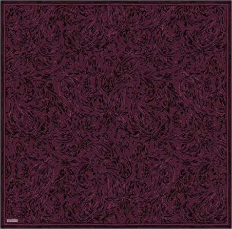 Soyut DesenTwill İpek Eşarp -2025/2026 -9431D