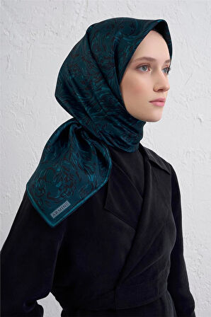 Soyut DesenTwill İpek Eşarp -2025/2026 -9431D