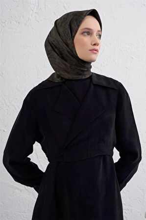 Soyut DesenTwill İpek Eşarp -2025/2026 -9431D