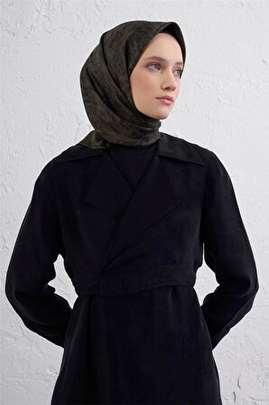 Soyut DesenTwill İpek Eşarp -2025/2026 -9431D