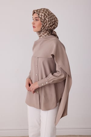 Geometrik Desen %100 Twill İpek Eşarp BE07-04