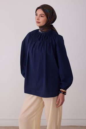 Etnik Desen %100 Twill İpek Eşarp BE04